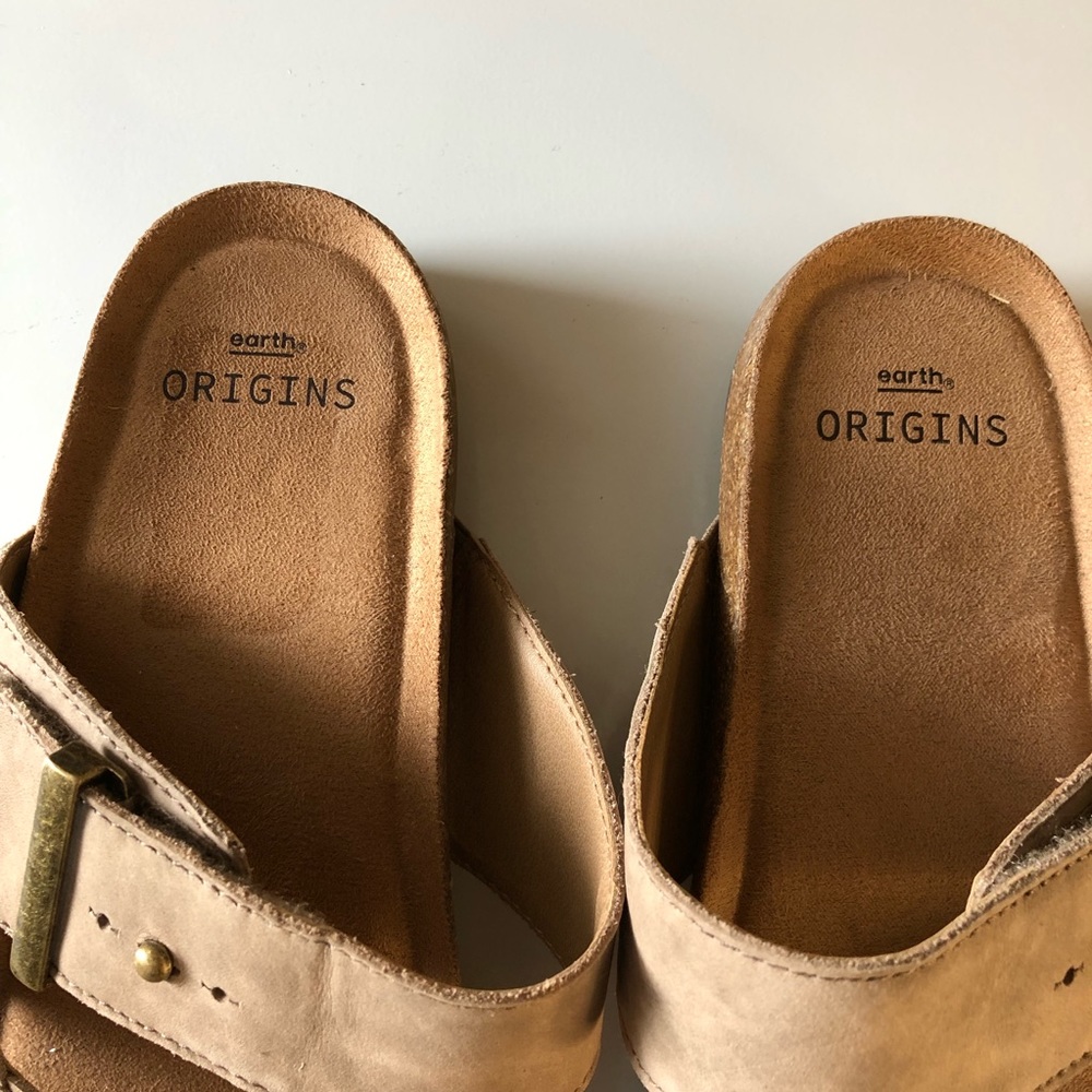 * EARTH ORIGINS Stone Braided Adjustable Strap Thong Women’s size 10 Sandals - Picture 10 of 11